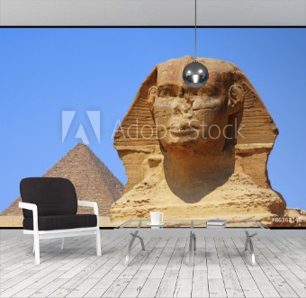 Picture of The Sphinx and Pyramids in Egypt